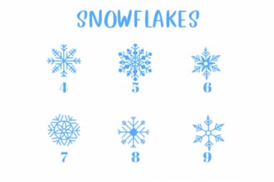 Snowflakes by CHANOK — Dingbats Font — thumbnail 4