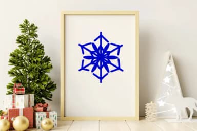 Snowflakes Line Art by CHANOK — Dingbats Font — thumbnail 7
