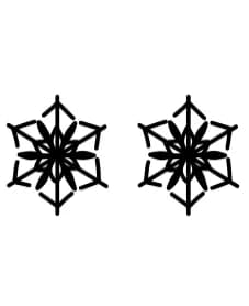 Snowflakes Line Art by CHANOK — Dingbats Font — thumbnail 8
