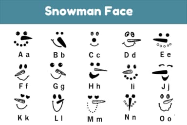 Snowman Face by Nun Sukhwan — Dingbats Font — thumbnail 2