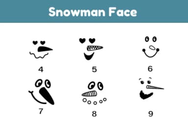 Snowman Face by Nun Sukhwan — Dingbats Font — thumbnail 4