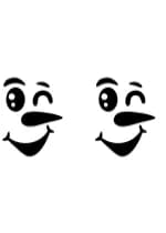 Snowman Face Happy by Heartcraft Atelier — Dingbats Font — thumbnail 8