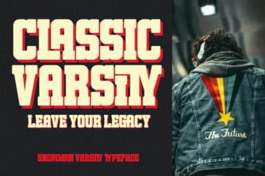 Snowman Varsity by Pian45 — Slab Serif Font — thumbnail 4