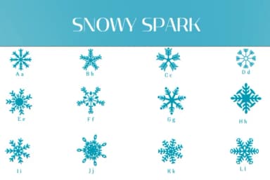 Snowy Spark by Heartcraft Atelier — Dingbats Font — thumbnail 2