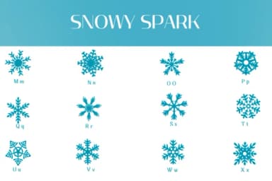 Snowy Spark by Heartcraft Atelier — Dingbats Font — thumbnail 3