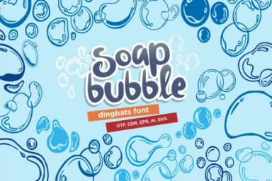 Soap Bubble by Onoborgol — Dingbats Font — thumbnail 1