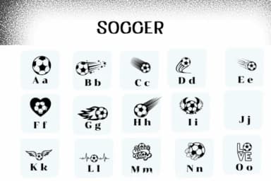 Soccer by Ketsarin — Dingbats Font — thumbnail 2