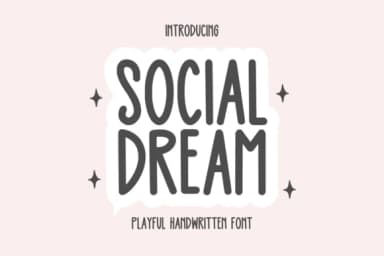 Social Dream by Letterayu — Slab Serif Font — thumbnail 1