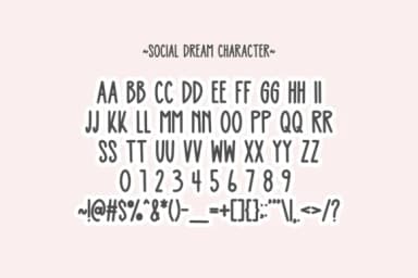Social Dream by Letterayu — Slab Serif Font — thumbnail 6