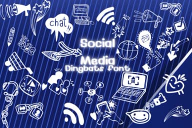 Social Media by Nongyao — Dingbats Font — thumbnail 1