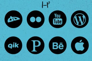 Social Media Networks by Minimalistartstudio — Dingbats Font — thumbnail 3
