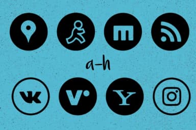 Social Media Networks by Minimalistartstudio — Dingbats Font — thumbnail 6