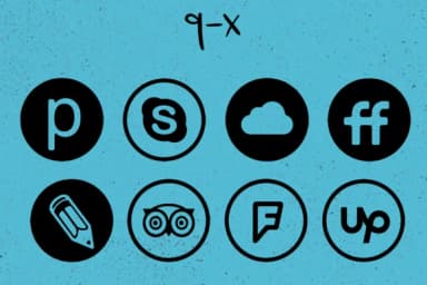 Social Media Networks by Minimalistartstudio — Dingbats Font — thumbnail 8