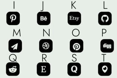 Social Networks Icons by Minimalistartstudio — Dingbats Font — thumbnail 2