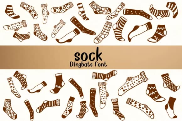 Sock by Nongyao — Dingbats Font