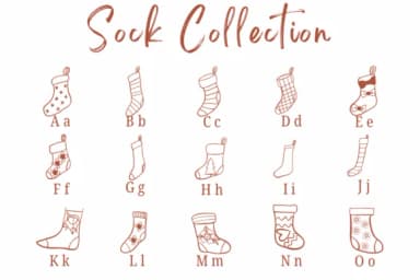 Sock Collection by Suphitchaya — Dingbats Font — thumbnail 2
