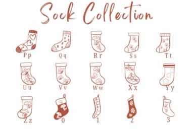 Sock Collection by Suphitchaya — Dingbats Font — thumbnail 3