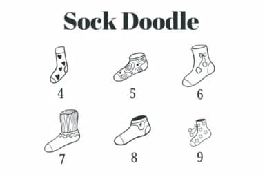Sock Doodle by Suphitchaya — Dingbats Font — thumbnail 4