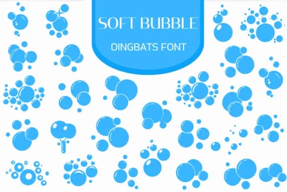 Soft Bubble by Heartcraft Atelier — Dingbats Font