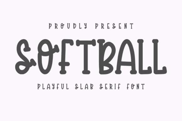 Softball by CraftedType Studio — Slab Serif Font