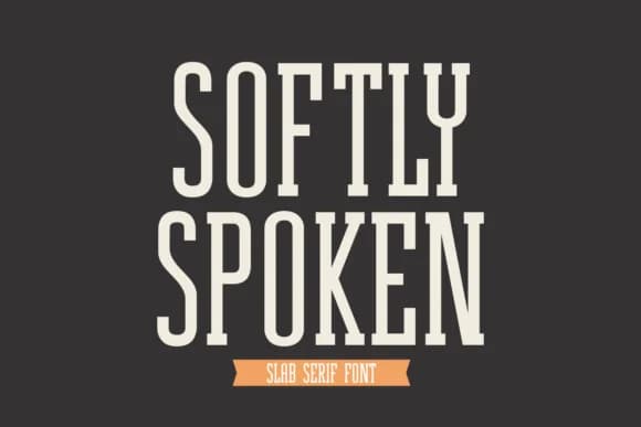 Softly Spoken by Anto (7NTypes) — Slab Serif Font
