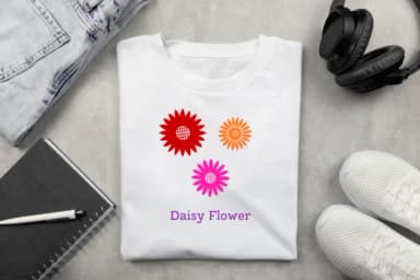 Solid Daisy Blooms by Heartcraft Atelier — Dingbats Font — thumbnail 5