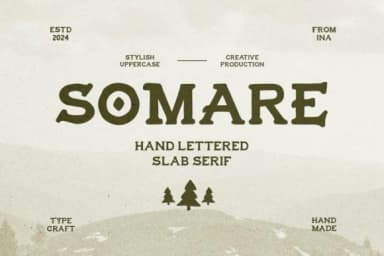 Somare by baletype — Slab Serif Font — thumbnail 1