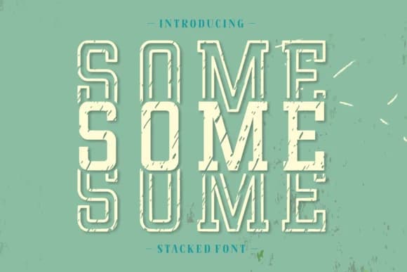 Some by Ade (7NTypes) — Slab Serif Font