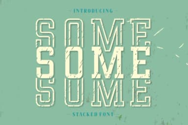 Some by Ade (7NTypes) — Slab Serif Font — thumbnail 1