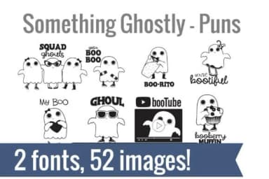 Something Ghostly Dingbats by Illustration Ink — Dingbats Font — thumbnail 2