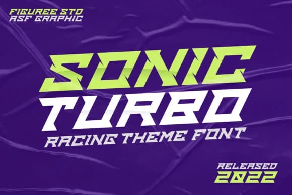 Sonic Turbo by figuree studio — Slab Serif Font