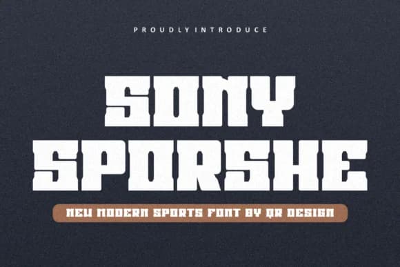 Sony Sporshe by qrdesignstd — Slab Serif Font