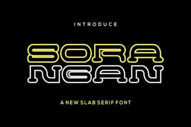 Sorangan by brahamb78 — Slab Serif Font — thumbnail 1