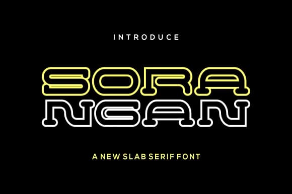 Sorangan by brahamb78 — Slab Serif Font