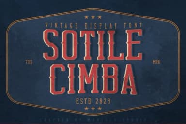 Sotile Cimba by Morisco Studio — Slab Serif Font — thumbnail 1