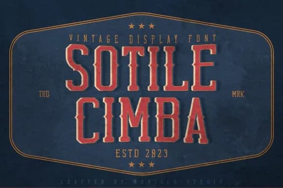 Sotile Cimba by Morisco Studio — Slab Serif Font