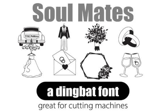 Soul Mates by Illustration Ink — Dingbats Font