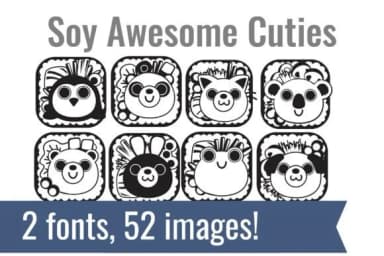 Soy Awesome by Illustration Ink — Dingbats Font — thumbnail 2