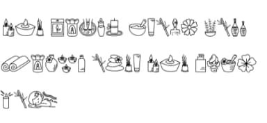 Spa Day by Chonada — Dingbats Font — thumbnail 8