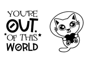 Space Cats by Illustration Ink — Dingbats Font — thumbnail 7