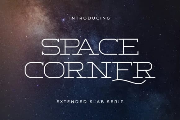 Space Corner by TypeFactory — Slab Serif Font