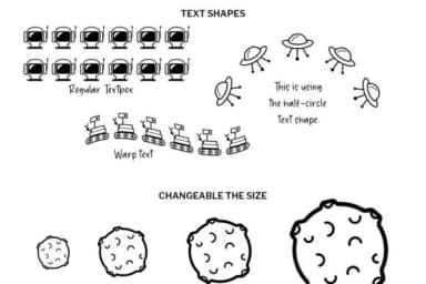 Space Doodle by digitalplannerland — Dingbats Font — thumbnail 4