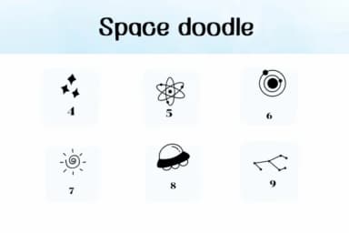Space Doodle by Ketsarin — Dingbats Font — thumbnail 4
