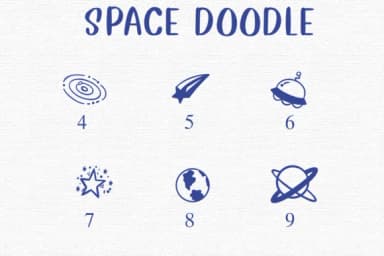 Space Doodle by Sontaya — Dingbats Font — thumbnail 4