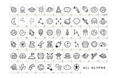 Space Element by YandiDesigns — Dingbats Font — thumbnail 2