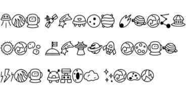 Space Element by YandiDesigns — Dingbats Font — thumbnail 6