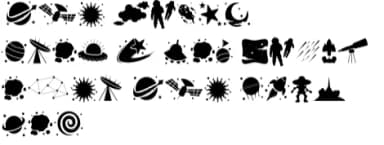 Space Galaxy by edywiyonopp — Dingbats Font — thumbnail 4