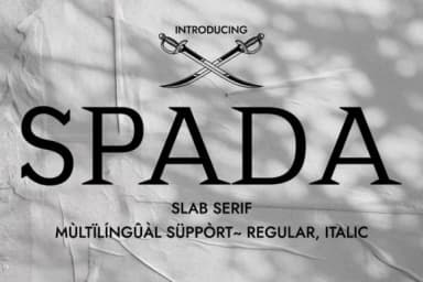 Spada by Minimalistartstudio — Slab Serif Font — thumbnail 1