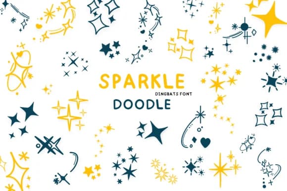 Sparkle by Bee Piyanuch — Dingbats Font