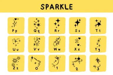 Sparkle by Bee Piyanuch — Dingbats Font — thumbnail 6
